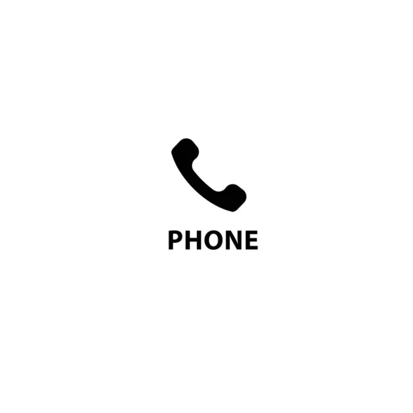 Иконка Телефона Модном Плоском Стиле Изолирована Белом Фоне — стоковое фото