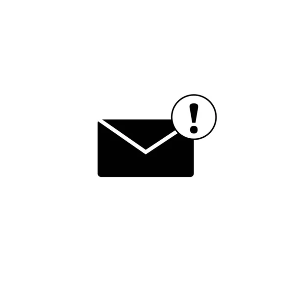 Mail Notification Exclamation Mark — Stock Photo, Image