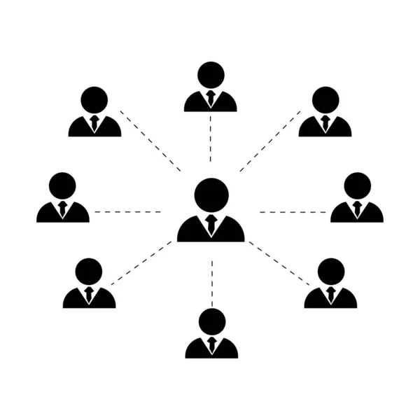 Mannen Zoek Naar Een Teamwork Concept — Stockfoto