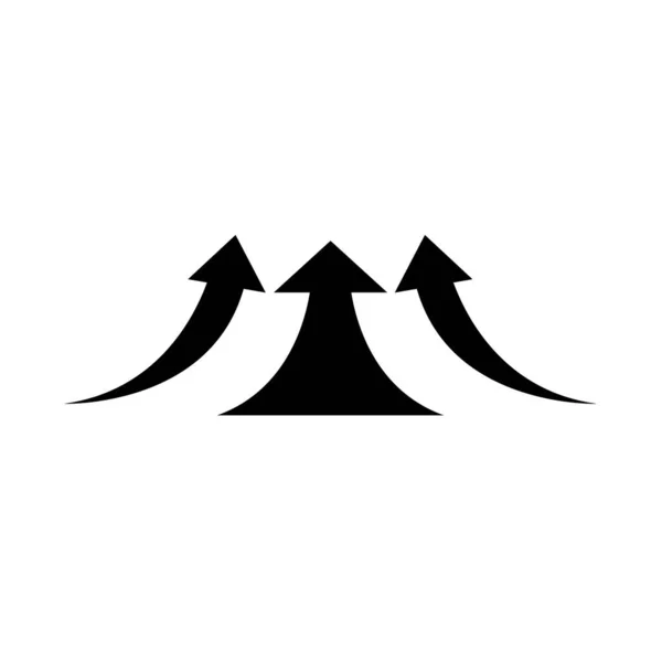 Arrow Icon Illustration Flat Design — Stock Photo, Image
