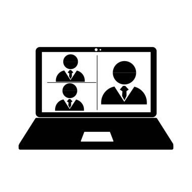 Online Sınıf. Telekonferans yoluyla Evden Öğrenim Kal 