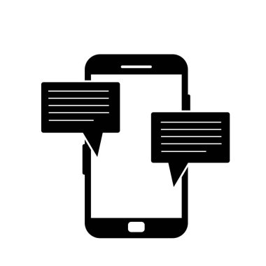 Konuşma balonu konuşma ikonu. Boş kabarcıklar tasarım elementleri.