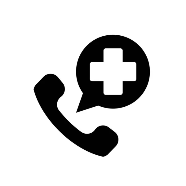 Doctor Call Service Icon Online Discuss Weakness Concept —  Fotos de Stock