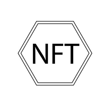 NFT karşılanamaz simge, resimde şifreleme sanatı. 