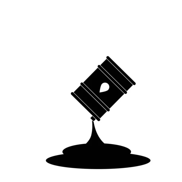 Μαύρο Λάδι Βαρέλι Τύμπανα Ετικέτες Vector Εικονογράφηση — Φωτογραφία Αρχείου