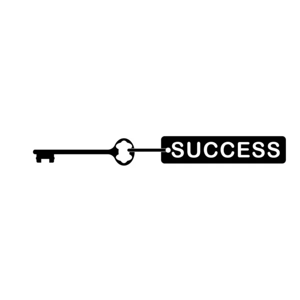 Key Success Isolated White Illustration — Stock Photo, Image