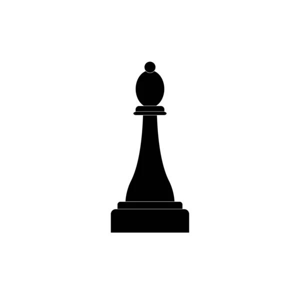 Σύνολο Εικόνων Σκακιού Σιλουέτες Λευκό Φόντο — Φωτογραφία Αρχείου