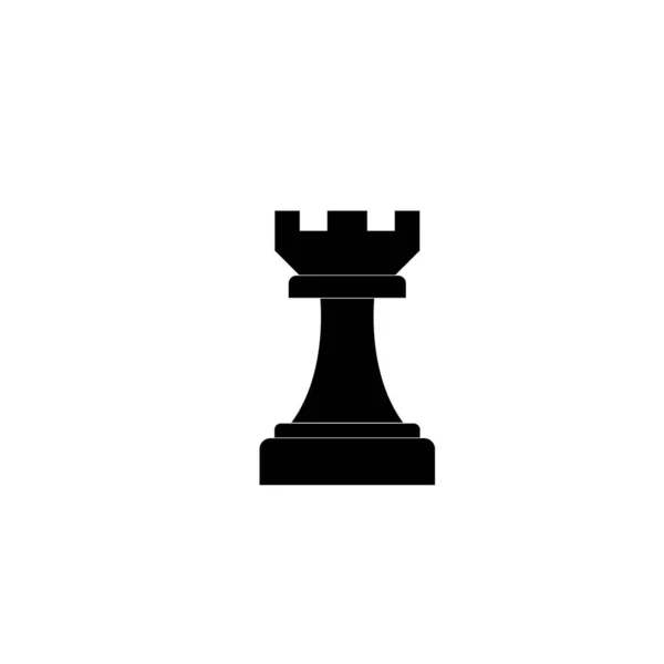 Set Silhouettes Chess Piece Icons White Background — Stockfoto