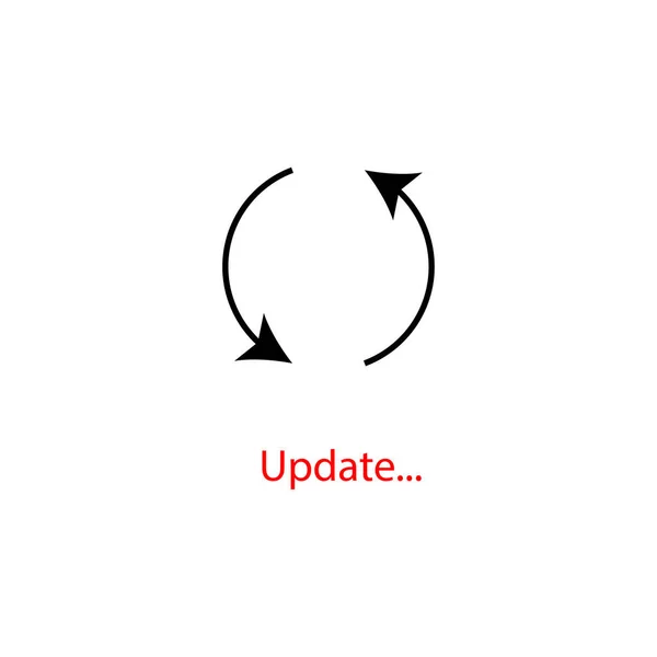 Loading Process Update System Icon Concept Upgrade Application Progress — Foto Stock