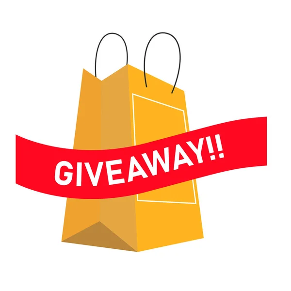 Giveaway För Att Vinna Affisch Mall Design För Sociala Medier — Stockfoto