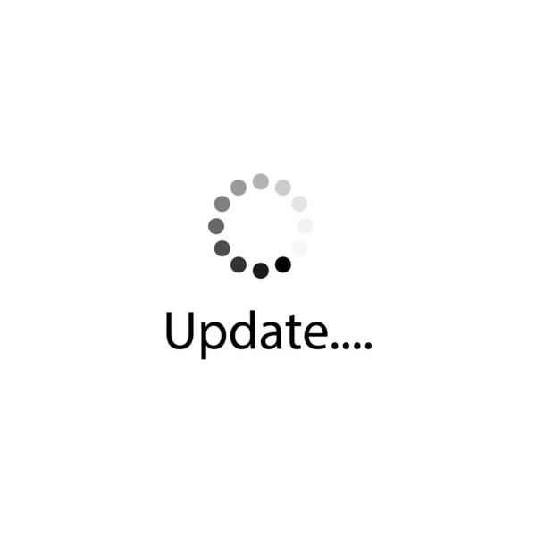 Loading Process Update System Icon Concept Upgrade Application Progress — 스톡 사진