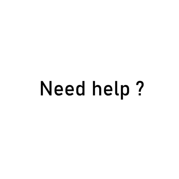 Need Help Sign Marketing Advertising Tag — Stock fotografie