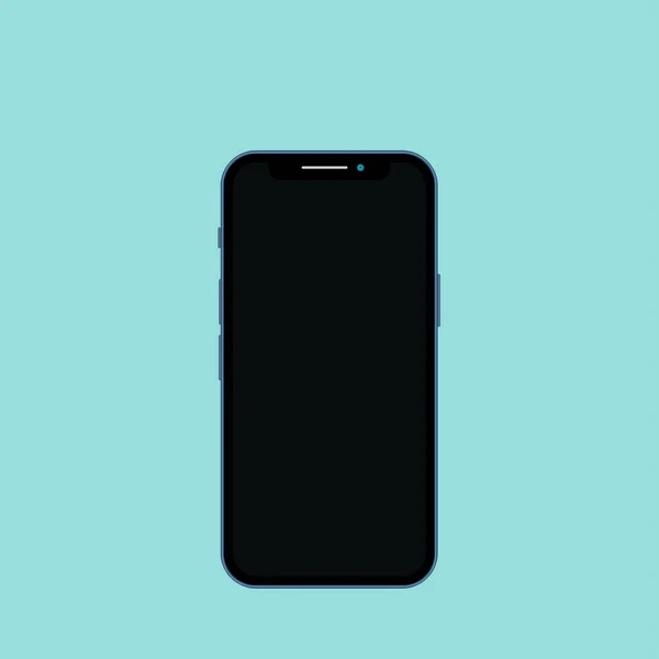 Flat Phone Icon Illustration White Background — ストック写真