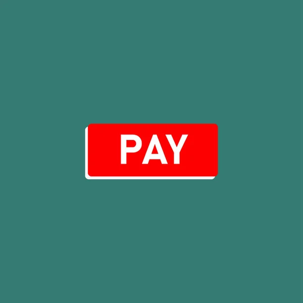 Pay Button Icon Concept Online Shopping — Foto Stock