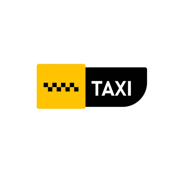 Taxi Car Roof Sign Realistic Illustration Isolated White —  Fotos de Stock