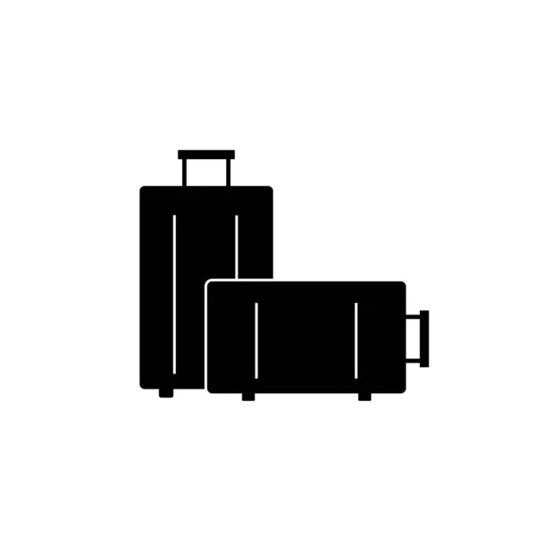 Luggage Suitcase Travel Bag Sign Icon Illustration Logo Template — 스톡 사진