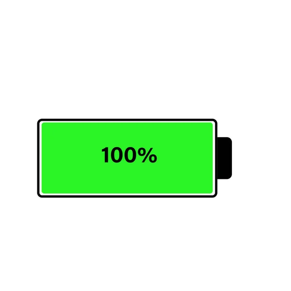 Status Bateria Completa Metade Vazia Ícones Editáveis — Fotografia de Stock
