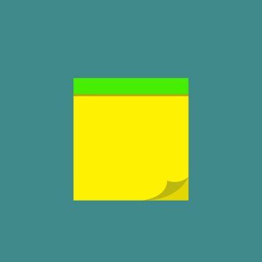 Yapıştırma ve not kağıdı beyaz arkaplanda izole edilmiş.