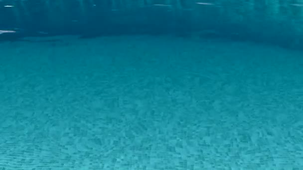Zwembad wateroppervlak met reflectie 1 — Stockvideo