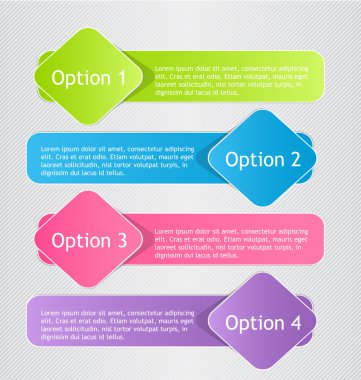 gölge ile modern infographics renkli tasarım şablonu