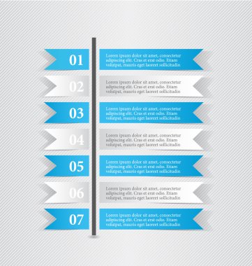 gölge ile modern infographics renkli tasarım şablonu