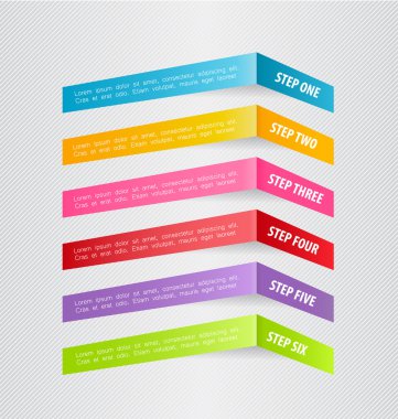 gölge ile modern infographics renkli tasarım şablonu