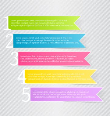 gölge ile modern infographics renkli tasarım şablonu