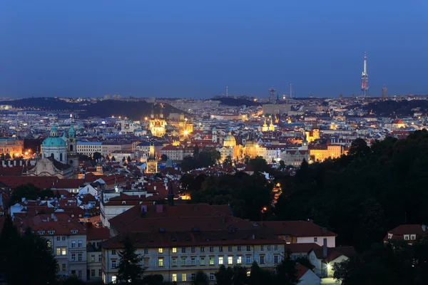 Noche Praga, República Checa —  Fotos de Stock