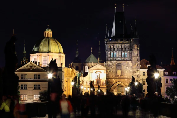 Noite Praga Cidade Velha — Fotografia de Stock