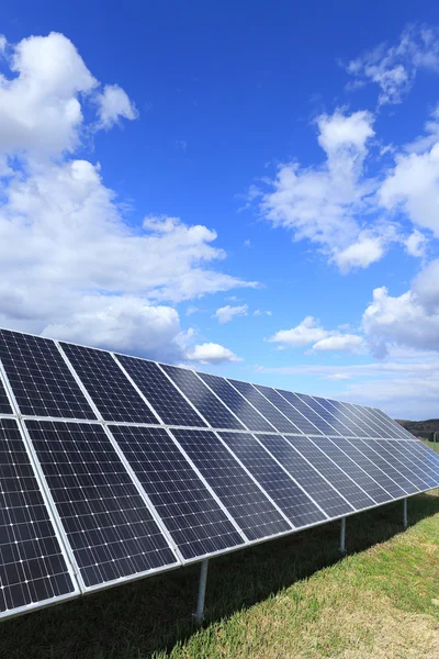 Detail of the Solar Power Station in the Nature — Stock Photo, Image