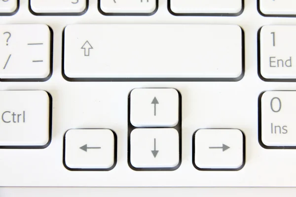 Деталь білого ключа плати ноутбука Комп'ютер — стокове фото