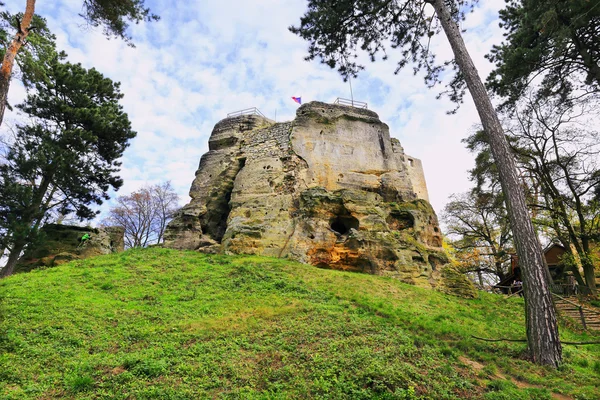 Castelo Valecov em Bohemian Paradise, República Checa — Fotografia de Stock