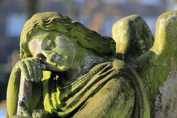 O Anjo do antigo Cemitério de Praga, República Checa — Fotografia de Stock