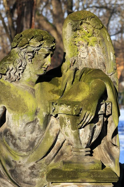 Der Engel vom alten Prager Friedhof, Tschechische Republik — Stockfoto