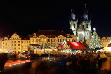 Eski Şehir Meydanı, Prag, Çek Cumhuriyeti 'nde Noel Günü