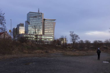 Prag Bölgesi Holesovice, Çek Cumhuriyeti 'nin Prag' ın en havalı bölgesi.