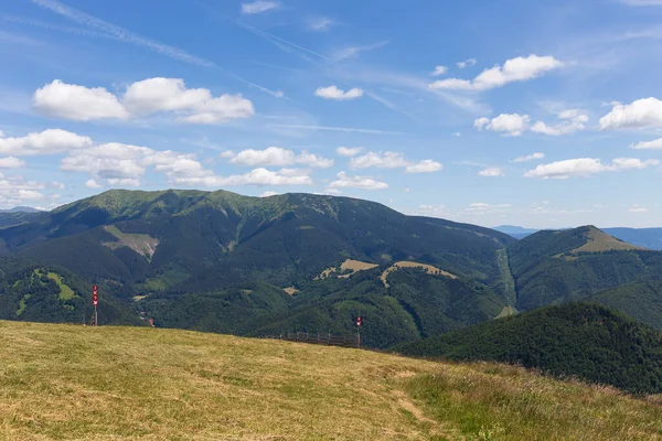 Summer Slovak Mountain Great Fatra Velka Fatra Peaks Nova Hola — ストック写真