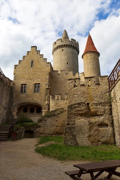 Kokorin Castle First Half 14Th Century Its Surroundings Gothic Castle — Stock Photo, Image