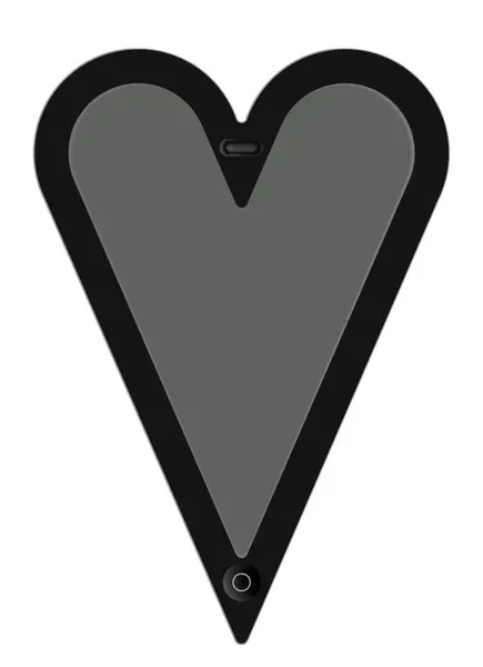 Heart Laptop — Stock Photo, Image