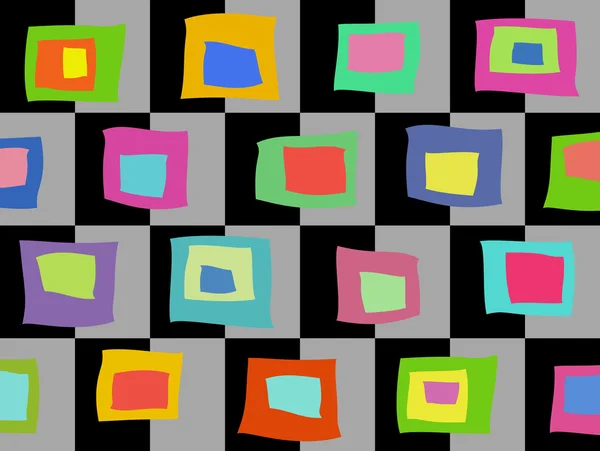 Färgade abstrakt mönster element bakgrund Royaltyfria Stockfoton