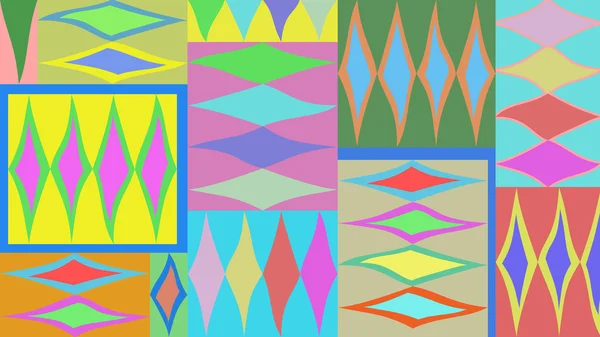 Farbige abstrakte Muster — Stockfoto