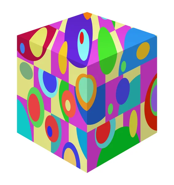 Cube pattern background — Stock Photo, Image