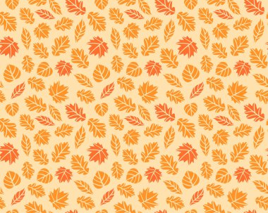 Japon Sonbahar Yaprak Vektörü Kusursuz Desen