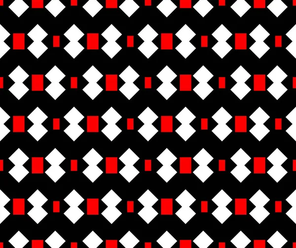 Japanese Black Geometric Motif Vector Seamless Pattern — 스톡 벡터