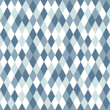 Japon Mavi Rastgele Elmas Vektörü Kusursuz Desen