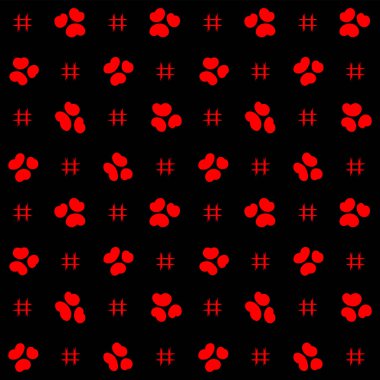 Japon Şirin Çiçek Motif Vektörü Kusursuz Desen