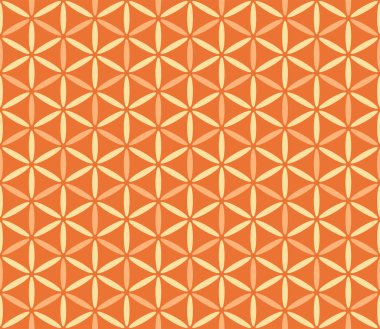 Japon Bal Tarağı Çiçeği Vektörü Kusursuz Desen