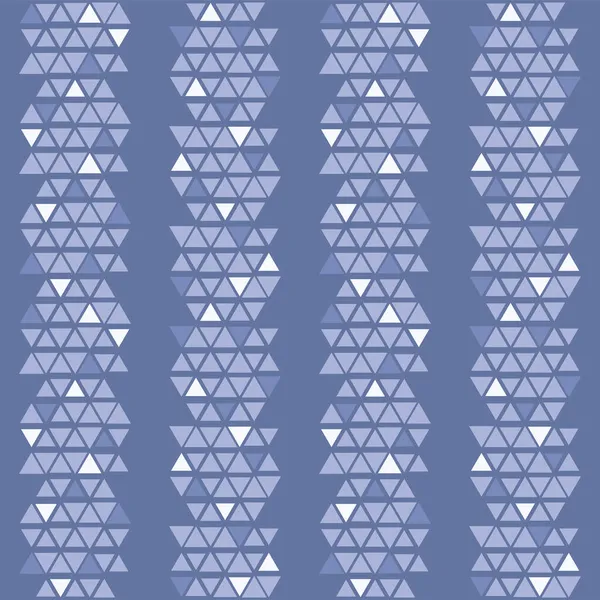 Japanese Random Triangle Stripe Vector Seamless Pattern — Stock Vector