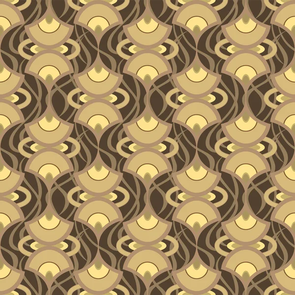 Japon Lüks Kıvrımlı Fan Dalga Hattı Vektörü Kusursuz Desen