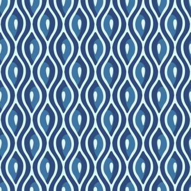 Japon Zigzag Döngü Vektörü Kusursuz Desen